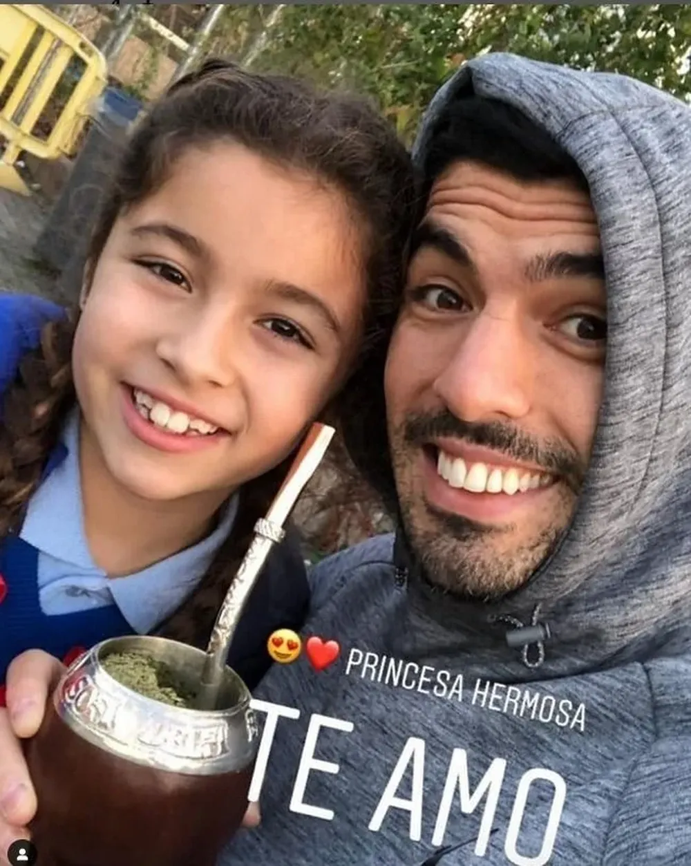 Mirá el deporte que practica Delfina, la hija de Luis Suárez, que  enorgullece a su padre