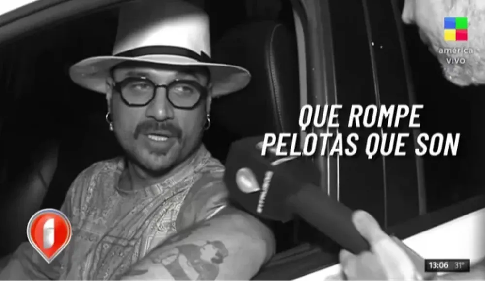 Daniel Osvaldo se descargó con todo contra el programa Intrusos en el Espectáculo