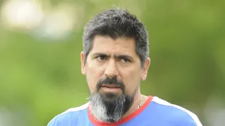 Federico Domínguez, cuando integraba el cuerpo técnico de Nacional