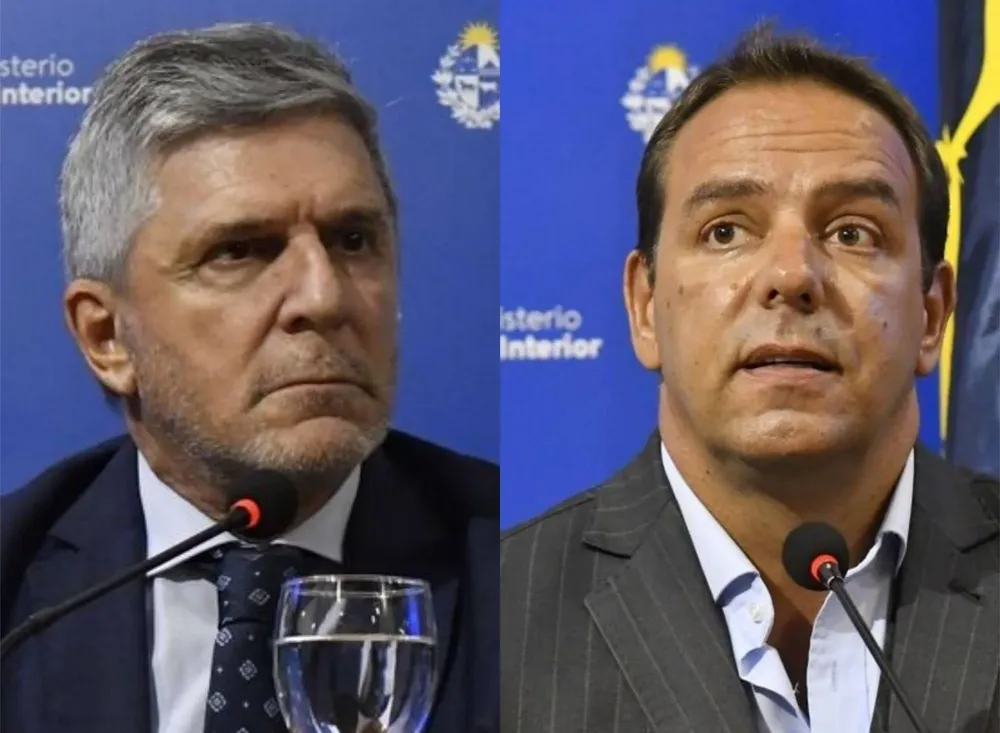 El presidente de Nacional, Alejandro Balbi, le respondió al de Peñarol, Ignacio Ruglio. Archivo