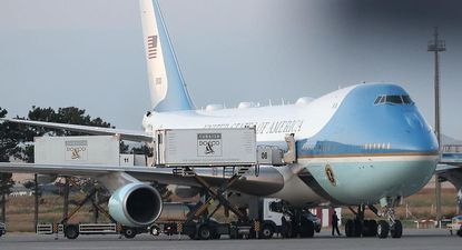 El Air Force One despegó de Ankara, Turquía, el 8 de julio.