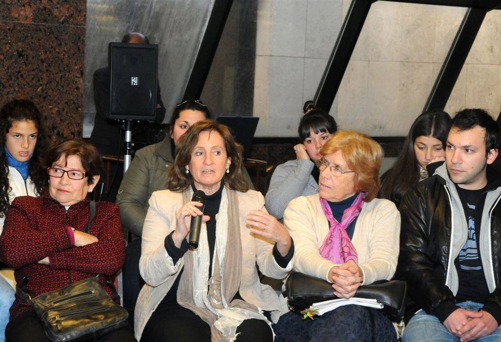 Archivo. María Elena Laurnaga en la campaña de 2014.&nbsp;