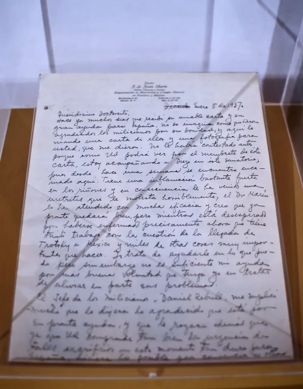 El museo Frida Kahlo exhibe las cartas personales de la artista