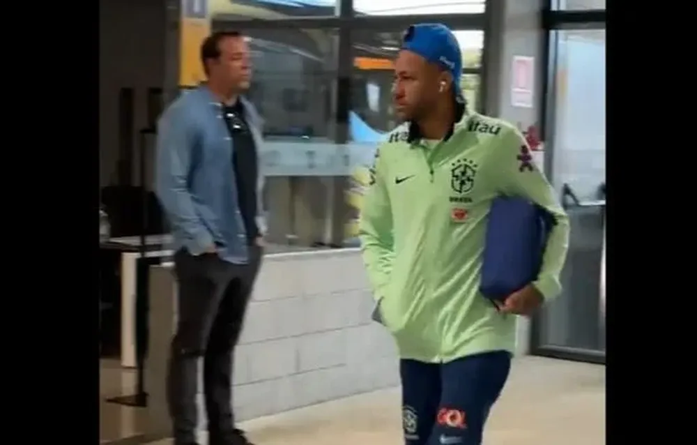 Neymar e Ignacio Ruglio en el Campeón del Siglo