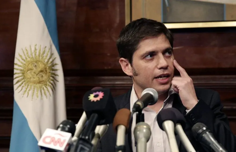 El gobernador de la provincia de Buenos Aires, el kirchnerista Axel Kicillof