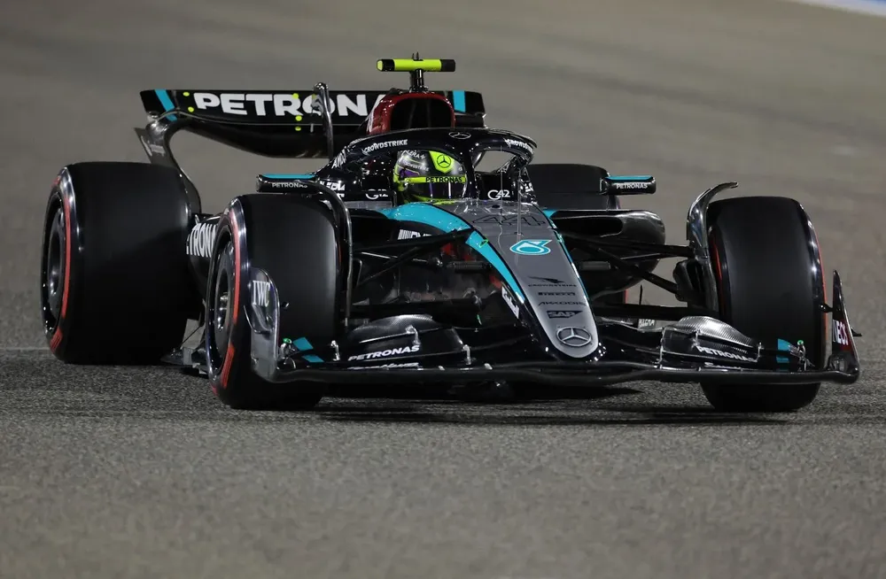 El Mercedes de Hamilton