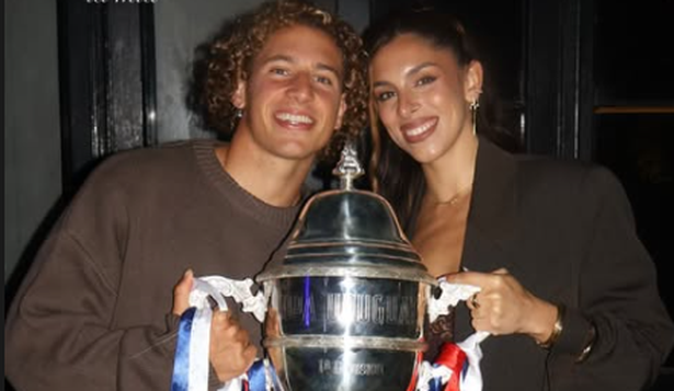 Luciano Boggio y su pareja