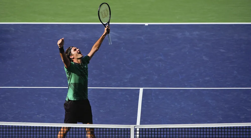 Federer volvió a festejar en Indian Wells