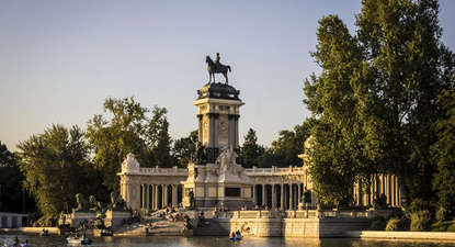 El Parque El Retiro, uno de los lugares emblemáticos de Madrid.&nbsp;