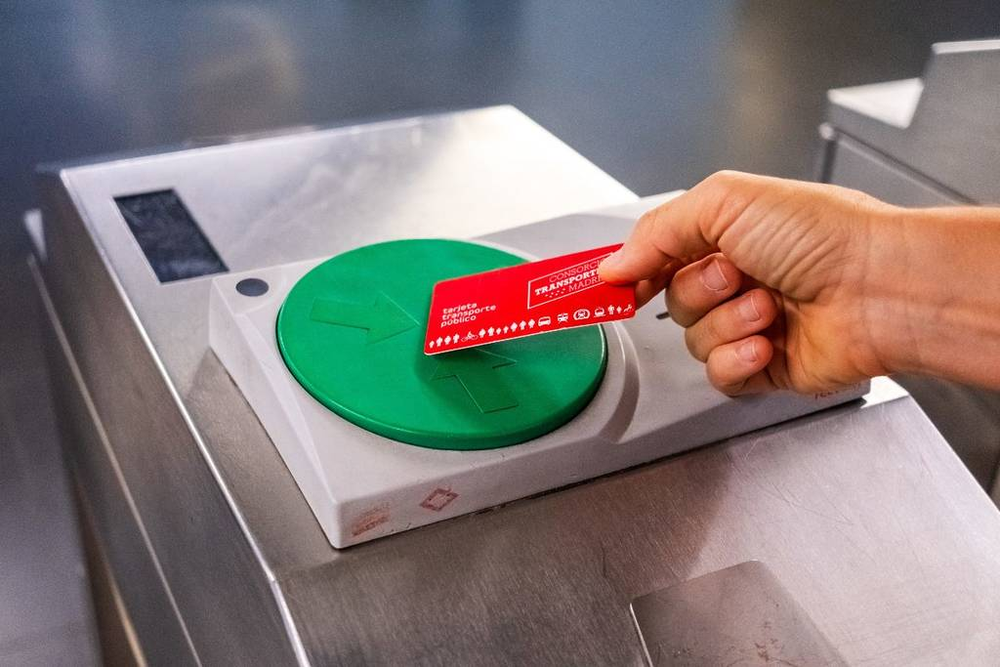 Tarjeta de Transporte de Madrid.