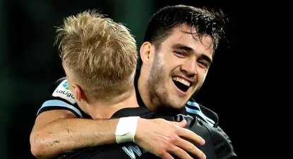 Maxi Gómez anotó de penal para Celta