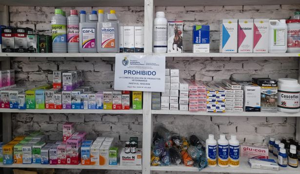 MGAP divulgó esta foto junto con la información sobre la inhabilitación.