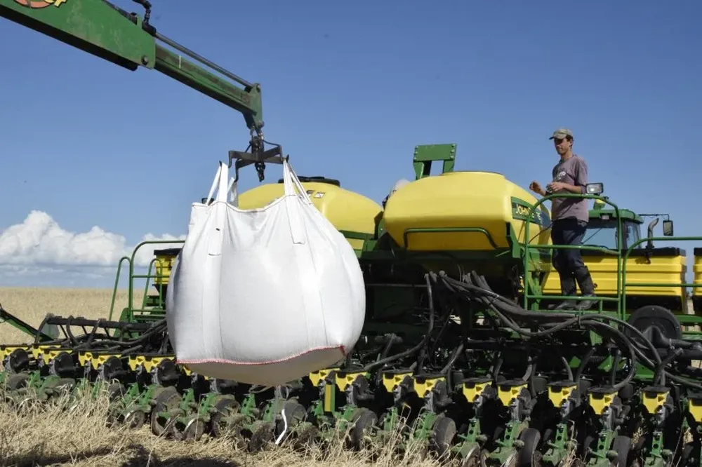 Agricultura en Uruguay: labores de siembra.