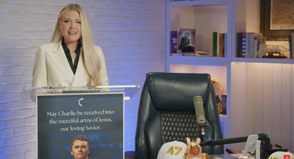 "El llanto de esta viuda resonará en todo el mundo como un grito de guerra", sostuvo la esposa de Charlie Kirk.