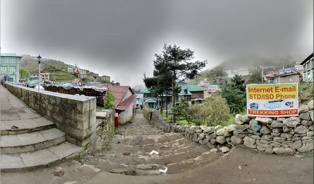 Namche Bazaar cerca del Everest