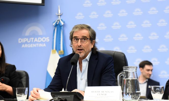 Alberto Bertie Benegas Lynch, nuevo presidente de la comisión de Presupuesto y Hacienda de la Cámara de Diputados. Durante la reunión de este martes anunciaron una nueva Ley Bases.