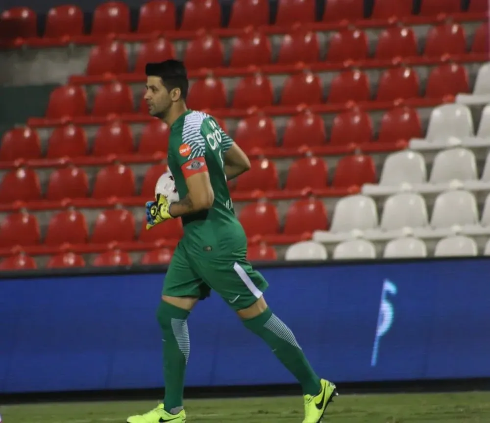 Rodrigo Muñoz, arquero de Libertad de Paraguay