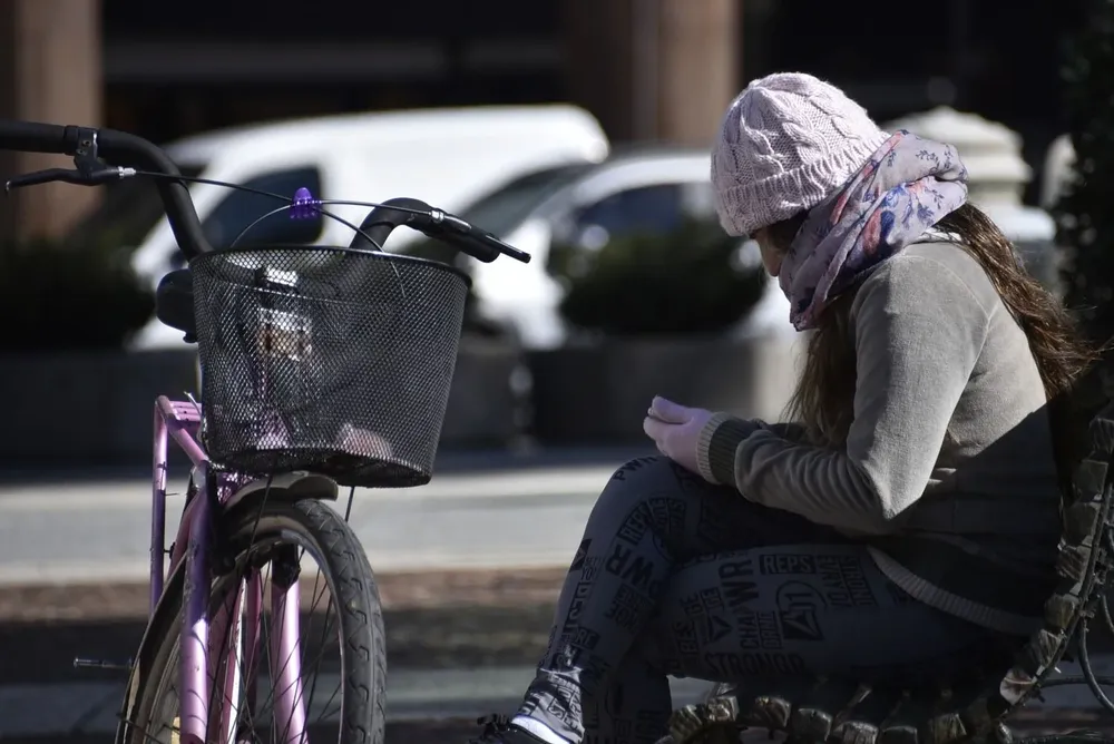 Foto de archivo: frío y sol en Montevideo