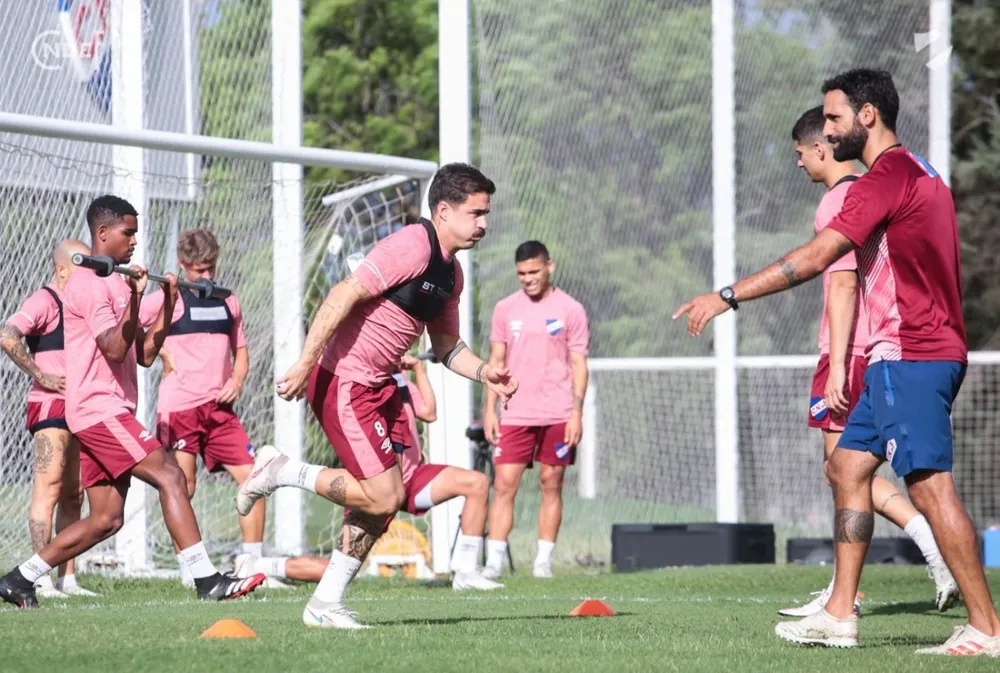 Neves en la práctica de este miércoles