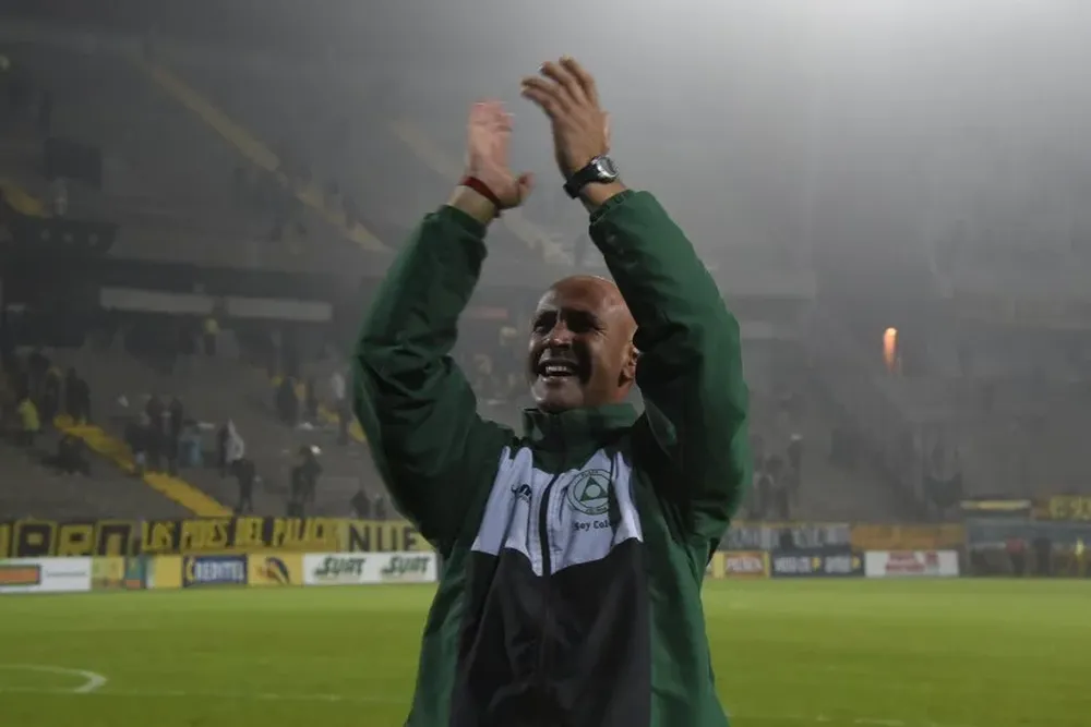 El festejo del entrenador