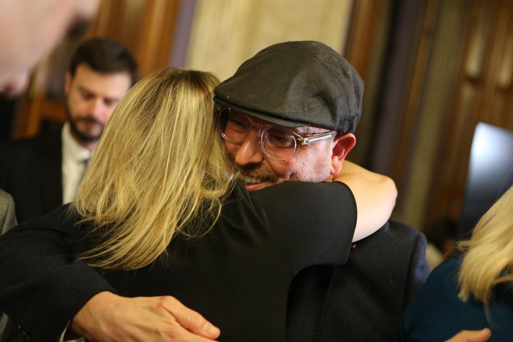 Gonzalo Moratorio en el Parlamento