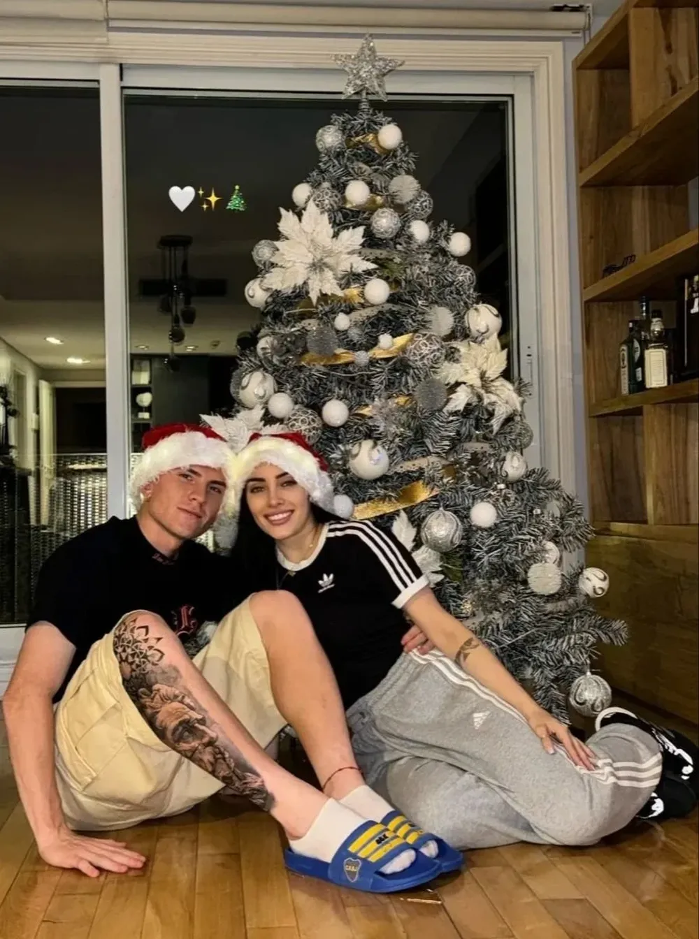 El Colo Barco y su novia