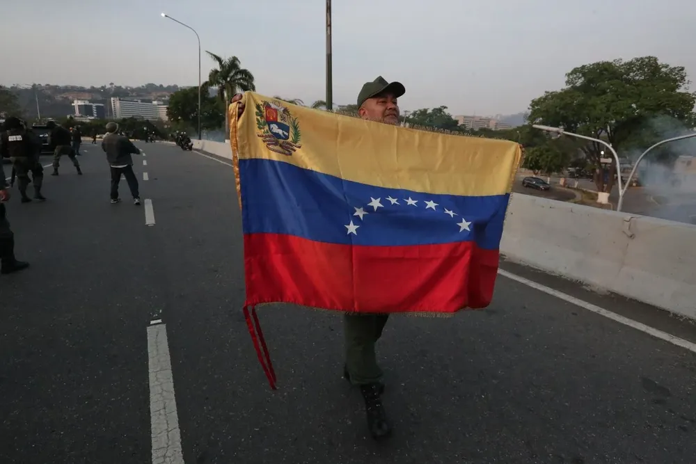 Foto de archivo. Venezuela 30 de abril 2019, Operación Libertad.