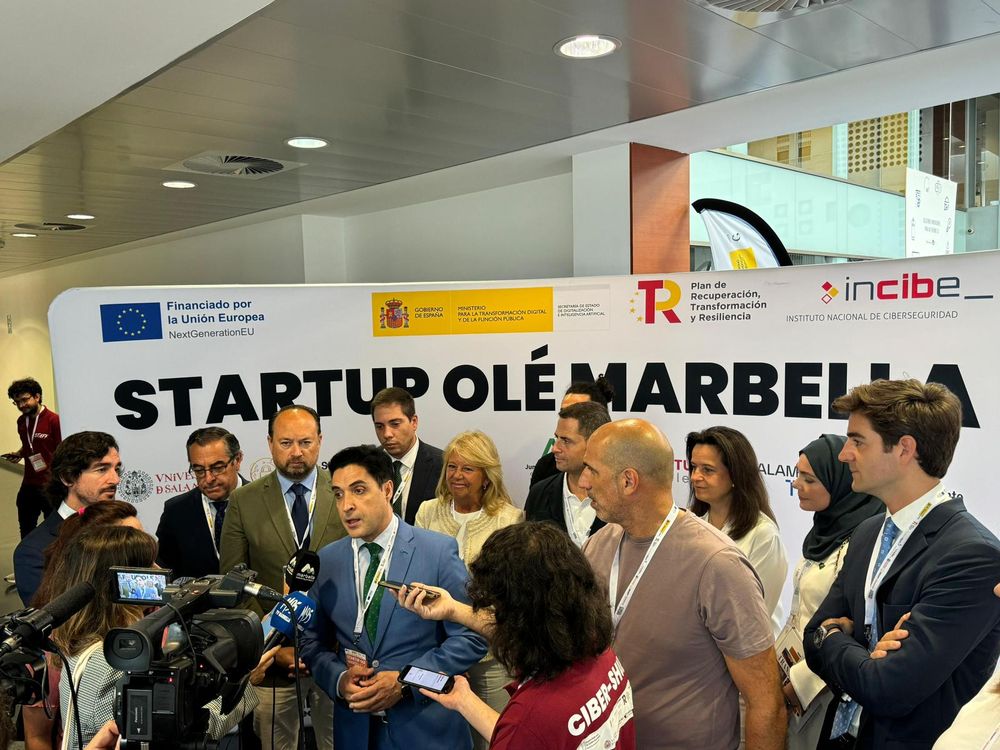 Emilio Corchado, CEO de Startup Olé durante la Feria de Marbella.