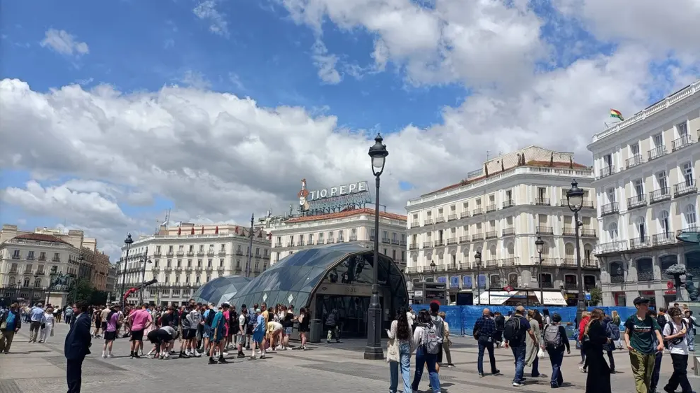 Estación de Cercanías en la Puerta del Sol