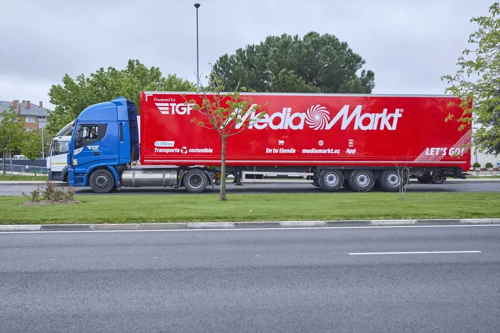 Transporte de Mediamarkt.