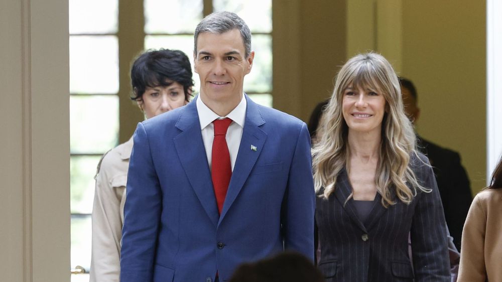 Pedro Sánchez y Begoña Gómez.