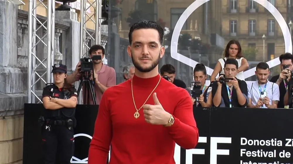 C.Tangana al llegar al Festival de Cine de San Sebastián