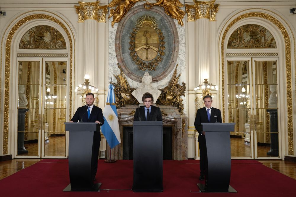 Javier Milei presentó el Plan Nuclear