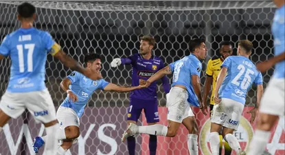 El festejo de Joaquín Zeballos tras el empate