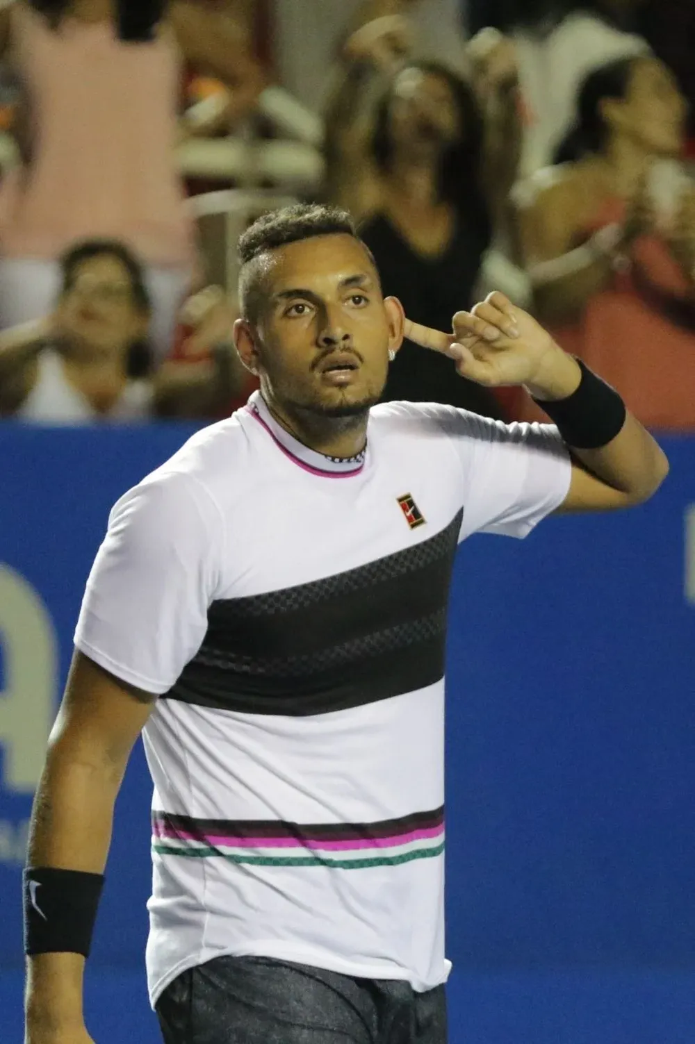 Kyrgios desafió al público mexicano tras su triunfo