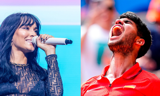 Aitana Bonmatí y Carlos Alcaraz