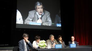 Autoriades en el marco del&nbsp;Día Internacional del Cooperativismo en Uruguay