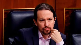 Pablo Iglesias, líder de Unidas Podemos
