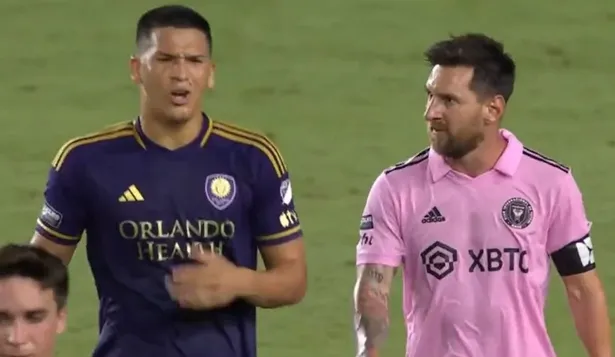 César Araujo y Lionel Messi