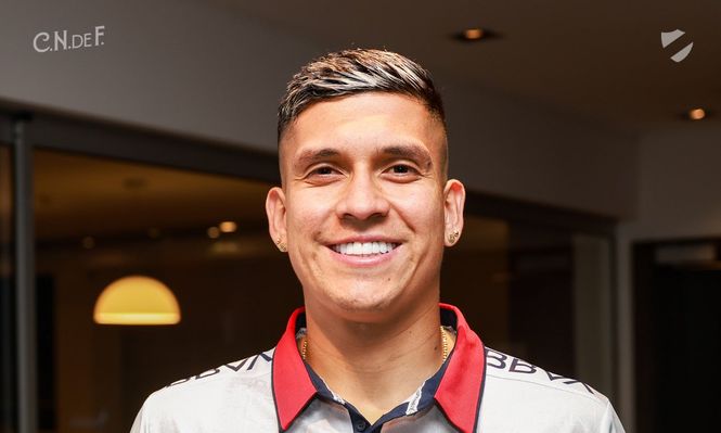 Julián Millán con la camiseta de Nacional