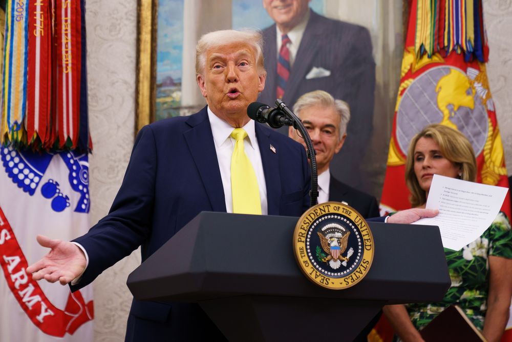 Donald Trump, presidente de los Estados Unidos.