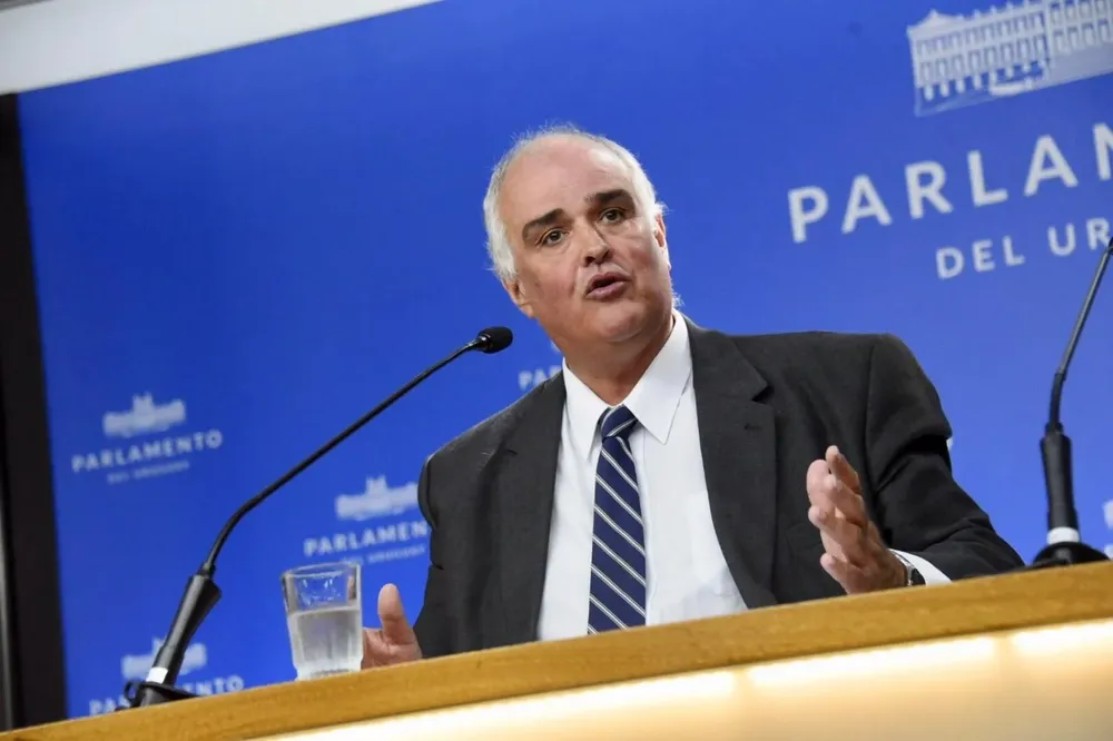 Penadés durante la declaración pública que brindó en la mañana de este miércoles