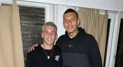 Con Franco Fagúndez