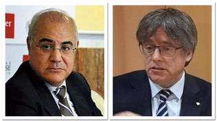 Juez del Tribunal Supremo Pablo Llarena y Carles Puigdemont