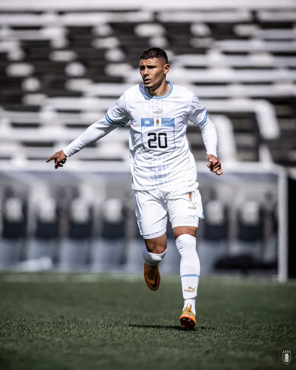 Dylan Nandín con la selección