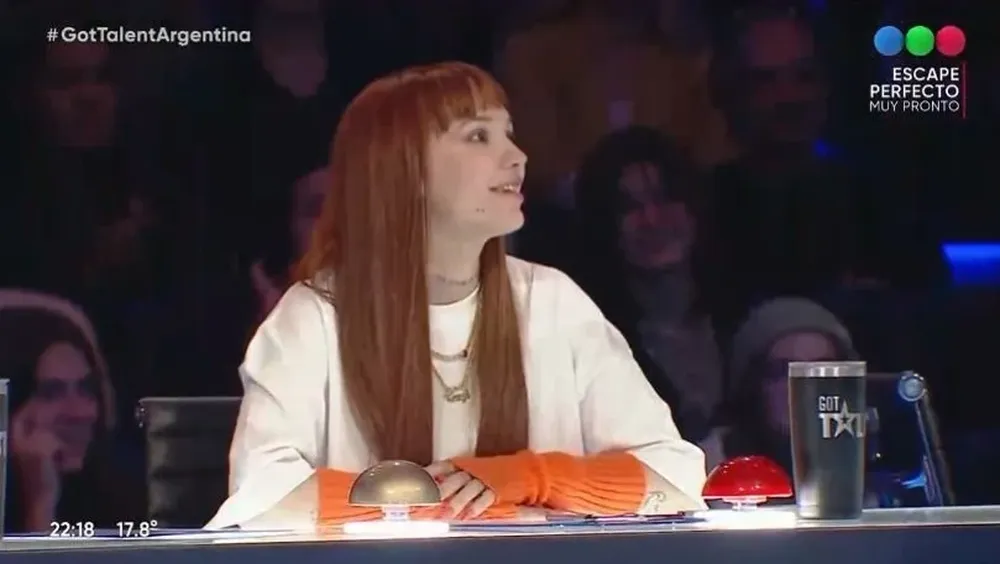La Joaqui chicaneó a uno de los participantes de Got Talent