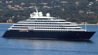 Scenic Eclipse fue el primer crucero en llegar a Uruguay esta temporada.