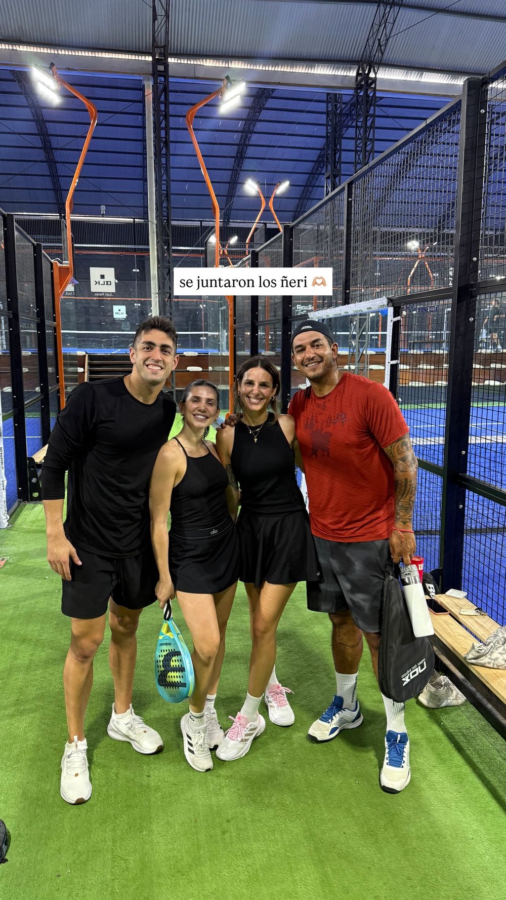 El pádel de Diego Polenta y Santiago Mele