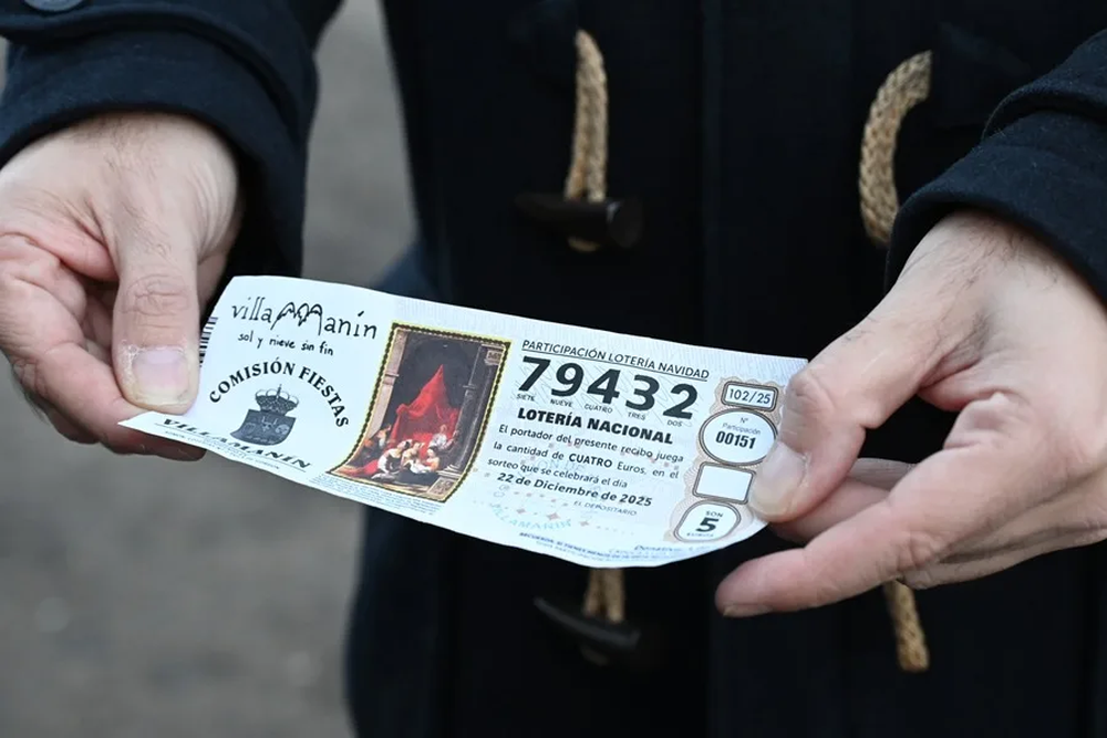 El Gordo de Navidad con escándalo en Villamanín.&nbsp;