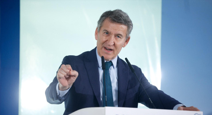Alberto Núñez Feijóo, presidente del Partido Popular.